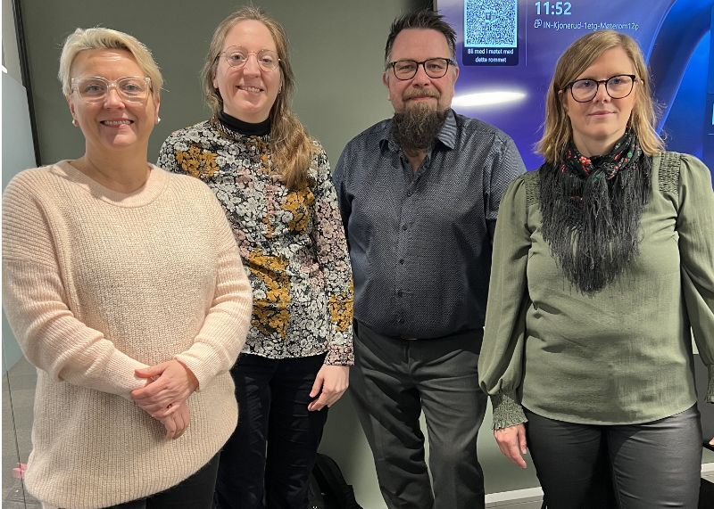 Kathrine Henhall, AStrid Kristoffersen, Lasse Weckholt og Trine Lillevik