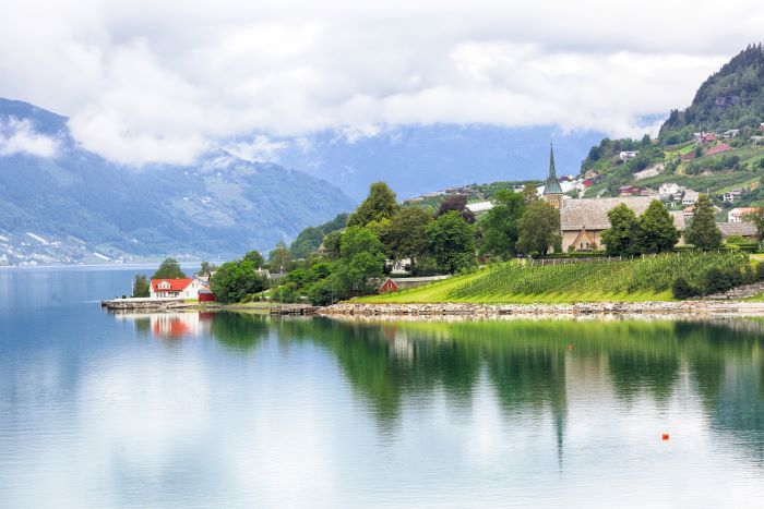 Ullensvang kommune ved Hardangerfjorden